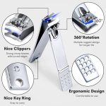 Nail Clippers Set Fingernail and Toenail Clipper Cutters, Manicure Pedicure Kit 18 Pieces Stainless Steel Professional Grooming Kits, Nail Care Tools with Luxurious Travel Case - Image 4