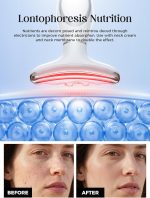Red Light Therapy for Face & Neck, Face Massager Tool for Anti-Aging, Skin Facial Sculptor, 7-Color LED Phototherapy Device with Lifting, Heat & Vibration, Firming, Rechargeable Beauty Tool - Image 3