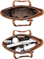 Handbags for Women Shoulder Bags Tote Satchel Hobo 3pcs Purse Set - Image 4