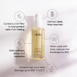 OUAI Hair Oil Travel Size - Hair Heat Protectant Oil for Frizz Control - Adds Shine and Smooths Split Ends - Color Safe Formula - Paraben, Phthalate and Sulfate Free (0.45 oz) - Image 3