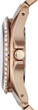 Fossil Riley Women's Watch with Crystal Accents and Stainless Steel Bracelet Band - Image 4