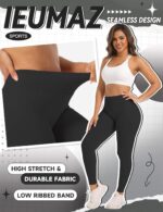 Scrunch Butt Lifting Leggings for Women Impact Gym Seamless Workout Leggings Mid Low Waist Tummy Control Yoga Pants - Image 3