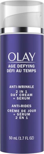 Olay Age Defying 2-In-1 Anti-Wrinkle Day Cream + Serum 1.7 Fl Oz - Image 4