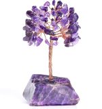 Amethyst Crystal Tree of Life,Money Tree Decorations,Crystals and Healing Stones,Reiki Positive Energy Gemstones,Purple Room Office Desk Feng Shui Decor Meditation Gifts for Women - Image 2