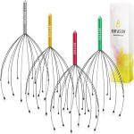 HOFASON 4 Pack Head Massager Head Scratcher, Scalp Massager Christmas Gift Ideas Stocking Stuffers for Women Men, Massager Tool Bulk Set for Hair Growth and Body Stress Relax (Random Colors) - Image 2