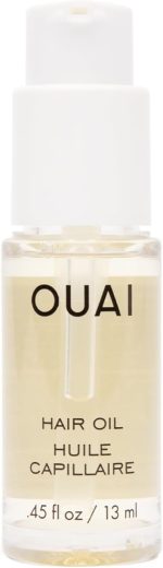 OUAI Hair Oil Travel Size - Hair Heat Protectant Oil for Frizz Control - Adds Shine and Smooths Split Ends - Color Safe Formula - Paraben, Phthalate and Sulfate Free (0.45 oz) - Image 2