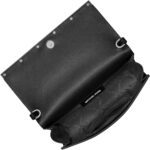 Michael Kors Mona Large East West Clutch, Black, Black - Image 4
