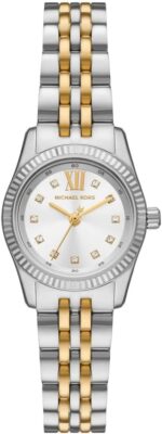 Michael Kors Women's Lexington Quartz Watch with 3 Hand Movement 26 mm Case Size with a Stainless Steel Bracelet MK4740 - Image 2