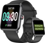 Smart Watch, 5ATM Swimming Waterproof Fitness Tracker with Heart Rate, SpO2 and Sleep Monitor, 44mm Color Screen Fitness Watch for Men Women, Smartwatch Compatible with iOS and Android Phones - Image 2