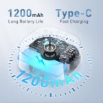 Electric Makeup Brush Cleaner - 9000 RPM Makeup Brush Cleaning Machine, IP65 Waterproof Automatic Makeup Brush Cleaner for Makeup Sponges and Brushes(White) - Image 5