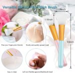 Yokilly Silicone Face Scrubber, 2pcs Exfoliating Lip Brush, 2pcs Cleansing Brush,2pcs Face Mask Brush Exfoliator Blackhead Skin Care Tool - Image 3