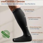 Knee-High Support Socks 3-Pack for Active Lifestyles - Breathable All-Purpose Socks for Men & Women in Classic Colors - Image 5