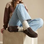 CUSHIONAIRE Canoe Genuine Suede Clogs for Women Footwear with Moc Toe Design – Casual Slip On Womens Shoes - Image 3