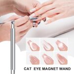 Nail Magnet - Kitten Eye Nail Magnet Tool 2-Tip - Ergonomic Grip Multi-Functional Beauty Gadget for Fingernails Polish Women Adults Teens - Image 5