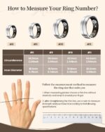 Smart Rings for Women Men - Fitness Health Tracker with Sleep Monitoring Heart Rate and Activity Tracking, Blood Oxygen Monitor IP68 Waterproof No Subscription Fee iOS Android Compatible(Silver8) - Image 3