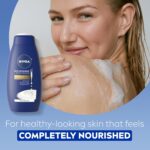 NIVEA Nourishing Moisture Collection Skin Care Set, Nourishing Care Body Wash, 20 Fl Oz + Body Lotion, 13.5 Fl Oz + Hand Cream, 2.6 Oz + Moisture Lip Care Balm, 0.17 Oz, Holiday Gifts for Women - Image 5