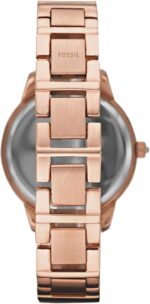 Fossil Jesse Women's Watch with Crystal Accents and Self-Adjustable Stainless Steel Bracelet Band - Image 3