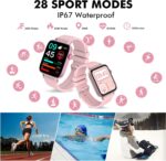 Smart Watch for Women (Answer/Make Calls) Compatible with iPhone/Android Phones - 1.9" HD Screen Fitness Tracker : Heart Rate/Sleep Monitor/Pedometer/Calories, Multiple Sports Tracker Watch Waterproof - Image 4