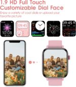 Smart Watch for Women (Answer/Make Calls) Compatible with iPhone/Android Phones - 1.9" HD Screen Fitness Tracker : Heart Rate/Sleep Monitor/Pedometer/Calories, Multiple Sports Tracker Watch Waterproof - Image 5