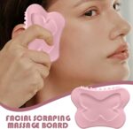 Skin Scraper for Face,Facial Skin Scraper Board Silicone - Handheld Lifting Massager Beauty Care Gadget for Home Salon Business Trip Travel Camping - Image 3