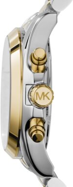 Michael Kors Bradshaw Women's Watch, Stainless Steel Chronograph Watch for Women with Steel or Leather Band - Image 3
