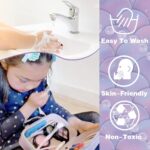 10Leccion Girls Makeup Kit for Kids, Washable Mermaid Makeup, 20Pcs Play Makeup Set for Toddlers，Real & Non Toxic Make Up for Little Girl，Party Gifts for Halloween Christmas Birthday - Image 4