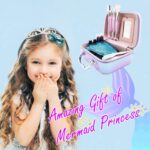10Leccion Girls Makeup Kit for Kids, Washable Mermaid Makeup, 20Pcs Play Makeup Set for Toddlers，Real & Non Toxic Make Up for Little Girl，Party Gifts for Halloween Christmas Birthday - Image 7