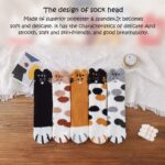 SYOSI Fluffy Socks for Women and Girls - Bed Socks,3/5 Pairs Warm Cosy Socks Winter Thermal Animal Fuzzy Socks for Ladies Causal Home Sleeping - Image 4