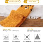 SYOSI Fluffy Socks for Women and Girls - Bed Socks,3/5 Pairs Warm Cosy Socks Winter Thermal Animal Fuzzy Socks for Ladies Causal Home Sleeping - Image 5