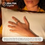 RingConn Gen 2, World’s First Smart Ring with Sleep Apnea Monitoring, No APP Subscription, 12-Day Battery Life, Stress/Heart Rate/Women's Health Tracker, Android & iOS Compatible (Gold, Size 8) - Image 5