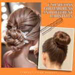 Teenitor 300pcs Bobby Pins Hair Pins Kit - 100 Brown, 100 U Shape, 100 Hair Bands - 2inch, 2.36inch, 2.75inch Pins for Women's Buns - Image 3