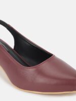 Marc Loire Women's Pointed Toe Block Heel Pumps for Office, Party and Formal Occasions - Image 3