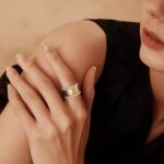 2 Pack 14K Gold Plated Stackable Rings for Oura Gen 4/Oura Gen 3 Ring, Cubic Zirconia Rhinestone Stacking Rings for Women - Image 5