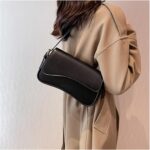 Shoulder Bag for Women Y2K Trendy Purse Vegan Leather Hobo Handbags Clutch Saddle Bag with 2 Removable Strap - Image 3