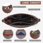 APHISON Crossbody Bags for Women Trendy, Leather Small Crossbody Handbag Purse with Adjustable Strap, Women's Crossbody Shoulder Handbags - Image 4