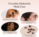 Kitsch Recycled Plastic Mini Hair Claw Clips for Women Girls, Hair Accessories for Women, Cute Hair Clips for Women, Kids Mini Clips for Hair, Little Hair Clips - 16pcs/Set - Image 6