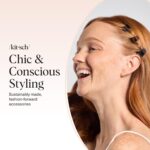 Kitsch Recycled Plastic Mini Hair Claw Clips for Women Girls, Hair Accessories for Women, Cute Hair Clips for Women, Kids Mini Clips for Hair, Little Hair Clips - 16pcs/Set - Image 7