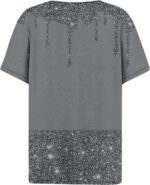 Tops for Women Summer Cute Button Down Summer V Neck Shirts Henley Blouses Dressy Fashion Print Clothes - Image 5