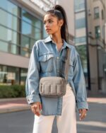 BAGSMART Cross Body Purse, Mini Crossbody Bags for Women Travel Purse, Puffy Shoulder Handbag Wallet with RFID Blocking Slots - Image 4