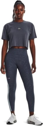 Under Armour Women's UA BRANDED LOGO CROP SS T-shirt - Image 5