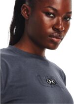Under Armour Women's UA BRANDED LOGO CROP SS T-shirt - Image 6