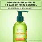 Garnier Fructis Sleek and Shine Anti-Frizz Serum, Frizzy, Dry, Unmanageable Hair, 5.1 fl; oz. - Image 3