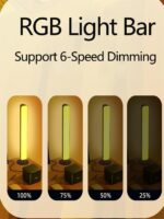 Azonee Atmosphere Light, RGB Desk Light, LED Strip Lights, PC Gaming Accessories Light, Cool Stuff for Room Ambient Lighting Sound Reactive Led Lights Lamp Mood Lighting Suitable for Tv Bedroom - Image 7