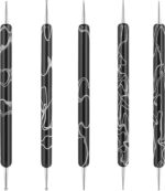 Nail Dotting Pen,Comfortable Grip Manicure Gadget | Nail Decoration Dotting Pens | for Women Mothers Girlfriends Professionals Home Salon Everyday Studio - Image 9