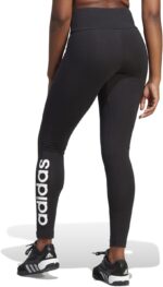 adidas womens Essentials High-Waisted Logo Leggings Tights - Image 3