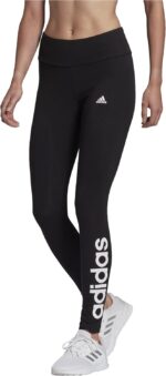 adidas womens Essentials High-Waisted Logo Leggings Tights - Image 4