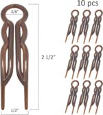 Good Hair Days Magic-Grip Hair Pins Set of 10 by Color: Shell - Image 3