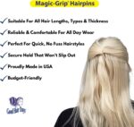 Good Hair Days Magic-Grip Hair Pins Set of 10 by Color: Shell - Image 4