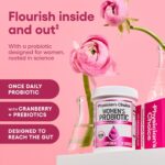 Physician's CHOICE Prebiotics & Probiotics for Women - Science-Backed ProCran - Organic Prebiotics, 50 Billion CFU, D-Mannose & Cranberry for Digestive, Immune, Feminine, Soy & Dairy Free, 60 Vegan - Image 3