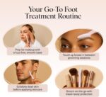 Kitsch Dermaplane Razor for Women Face – Face Razors for Women & Men, Eyebrow Trimmer & Face Shaver – Exfoliating Facial Razor & Skin Care Tool for Smoother Skin - Blush, 6 pcs - Image 7